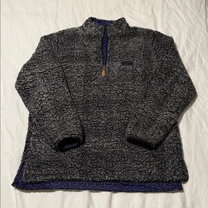 Women’s USA Palm Reversible Sherpa 1/4 Zip (WOMEN’S LARGE)